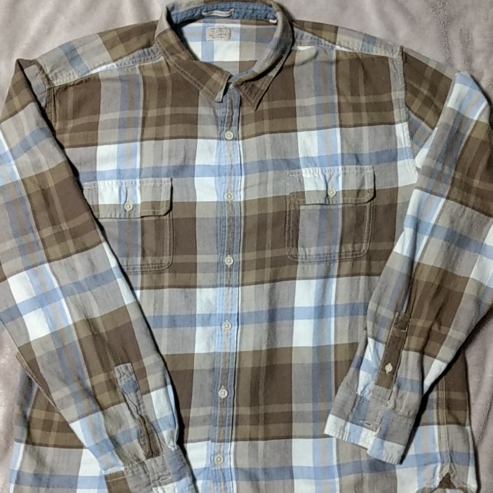 Lucky Brand flannel shirt Sz XXL NICE
